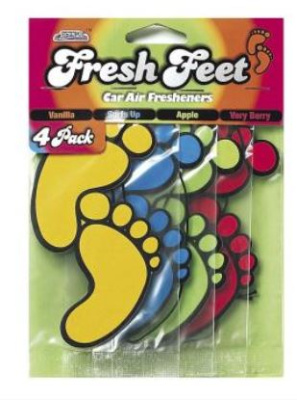(image for) FRESH FEET CAR AIR FRESHENER 4S