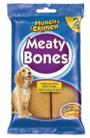 (image for) MUNCH&CRUNCH DOG MEATY BIT - 140G