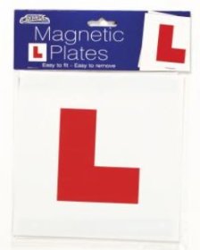 (image for) CAR-PRIDE MAGNETIC 'L'PLATES PK2