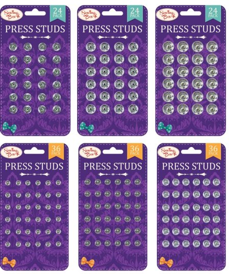 (image for) PRESS STUDS ASSORTED 24S
