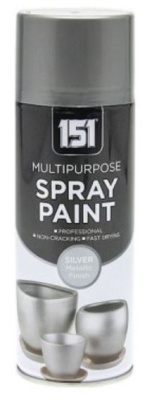 (image for) METALLIC SILVER PAINT SPRAY -400ML