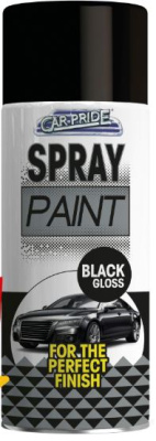 (image for) CAR-PRIDE ALLOY WHEEL SPRAY BLACK GLOSS - 400ML
