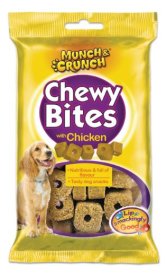 (image for) MUNCH&CRUNCH DOG CHEWY BITES - 170G