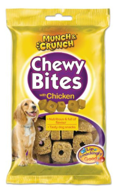 (image for) MUNCH&CRUNCH DOG CHEWY BITES - 170G