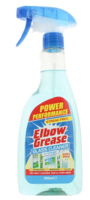 (image for) ELBOW GREASE GLASS CLEANER 500ML -PK8
