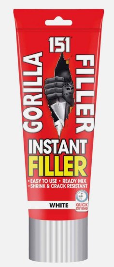 (image for) GORILLA INSTANTFILLER WHITE-300G