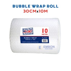 (image for) PUKKA BUBBLE WRAP ROLL 30CM X 10M