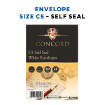 (image for) PUKKA ENVELOPE WHITE SEAL SEAL 25S - C5