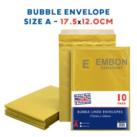 (image for) PUKKA BUBBLE ENVELOPE GOLD 175CM X 120CM - A