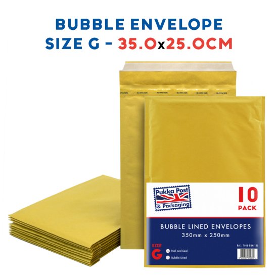 (image for) PUKKA BUBBLE ENVELOPE GOLD 345CM X 260CM - G