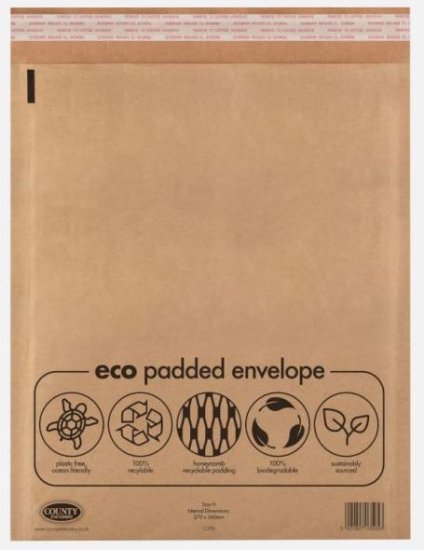 (image for) CTY KRAFT PADDED ENV 270X360MM