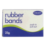 (image for) COUNTY RUBBER BANDS - 25G
