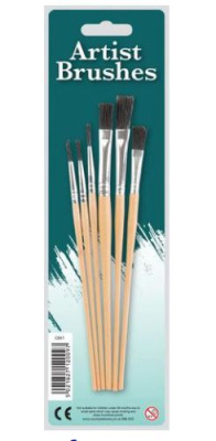 (image for) COUNTY ARTIST BRUSHES - 6S