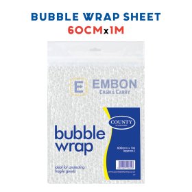 (image for) COUNTY BUBBLE WRAP SHEET - 60X100CM