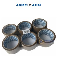 (image for) COUNTY BROWN PARCEL TAPE - 40MX48MM