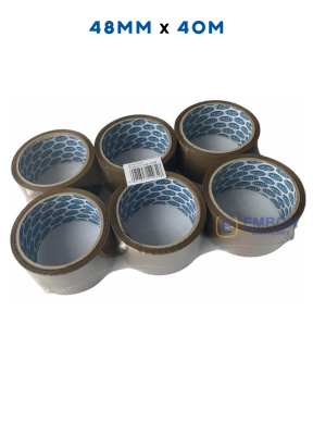 (image for) COUNTY BROWN PARCEL TAPE - 40MX48MM