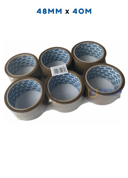 (image for) COUNTY BROWN PARCEL TAPE - 40MX48MM