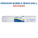 (image for) COUNTY PREMIUM BUBBLE WRAP ROLL - 60CMX3M