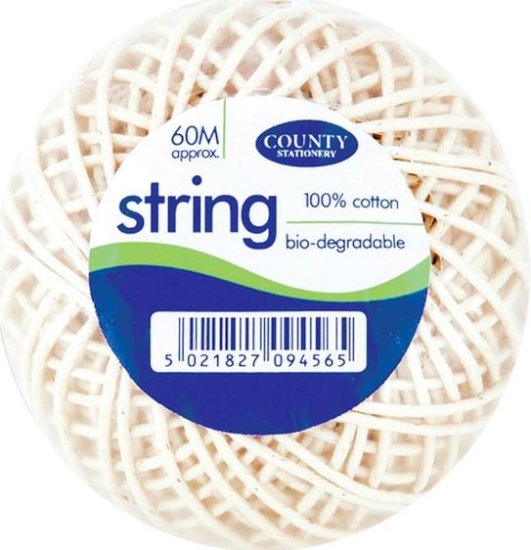 (image for) COUNTY COTTON STRING BALL - 60M