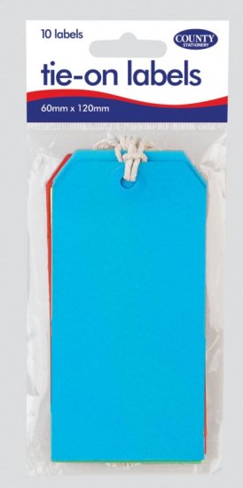 (image for) COUNTY ASSORTED TIE ON LABEL - 10S