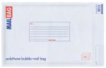 (image for) COUNTY POLY BUBBLE MAIL BAG WHITE - LARGE 29X44CM