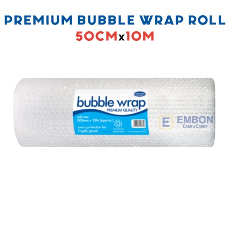 (image for) COUNTY PREMIUM BUBBLE WRAP ROLL - 50CMX10M