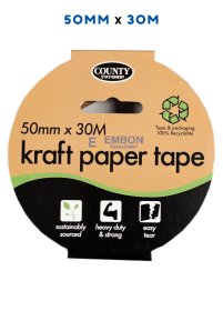 (image for) COUNTY KRAFT PAPER TAPE - 30MX50MM