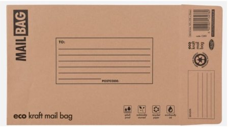 (image for) COUNTY KRAFT MAIL BAG - SMALL