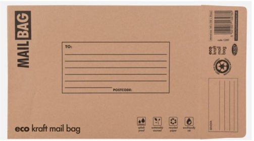 (image for) COUNTY KRAFT MAIL BAG - SMALL
