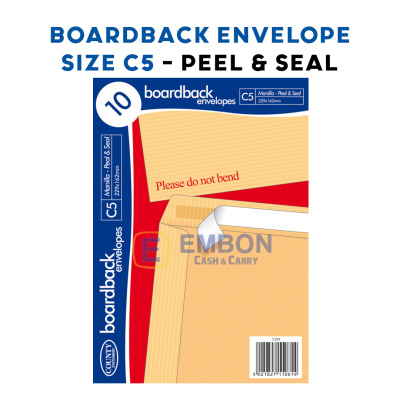(image for) COUNTY ENVELOPE MANILLA BOARDBACK - C5