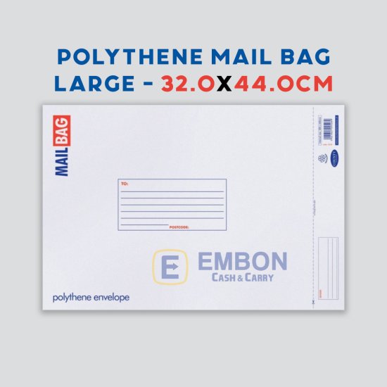 (image for) COUNTY POLY MAIL BAG - LARGE 32X44CM