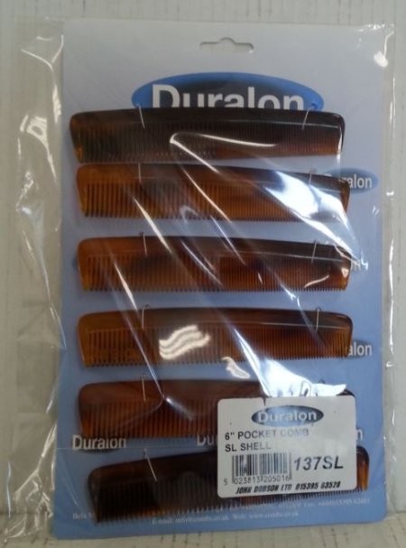 (image for) DURALON POCKET COMBS BROWN