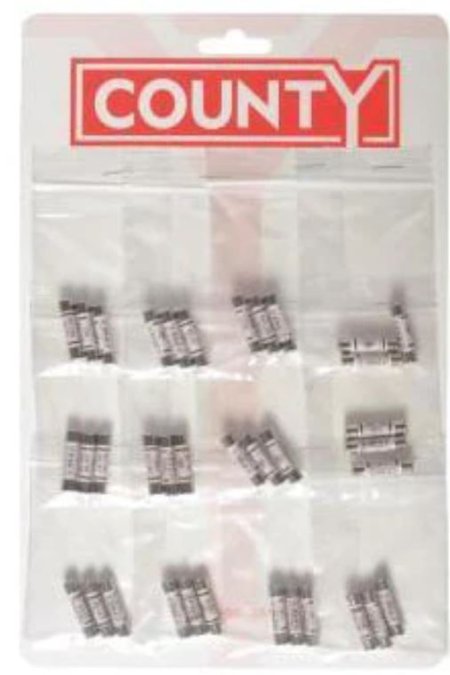 (image for) COUNTY CARD FUSES 13AMP -3S