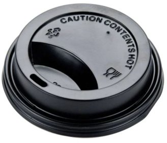 (image for) GG HOT CUP LID BLACK 100S