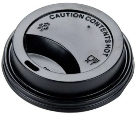 (image for) GG HOT CUP LID BLACK 100S