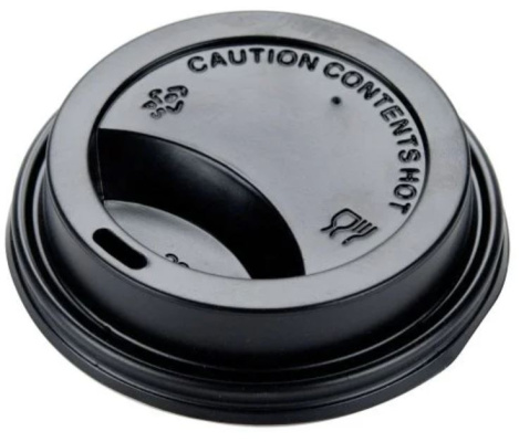 (image for) GG HOT CUP LID BLACK 100S