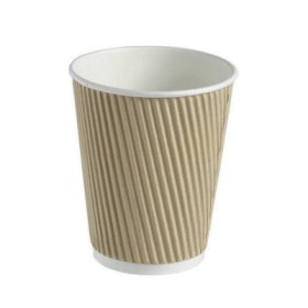 (image for) GG RIPPLE PAPER CUP BROWN 25S