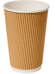 (image for) GG RIPPLE PAPER CUP BROWN 25S
