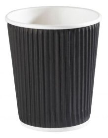 (image for) GG RIPPLE PAPER CUP BLACK 25S