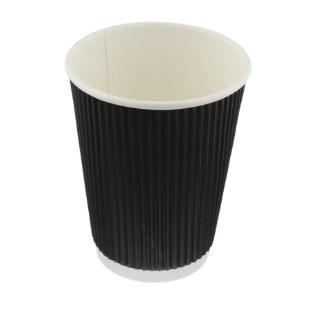 (image for) GG RIPPLE PAPER CUP BLACK 25S