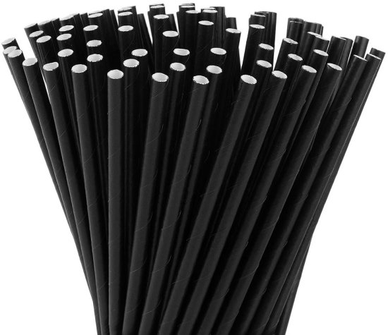 (image for) PAPER STRAW BLACK