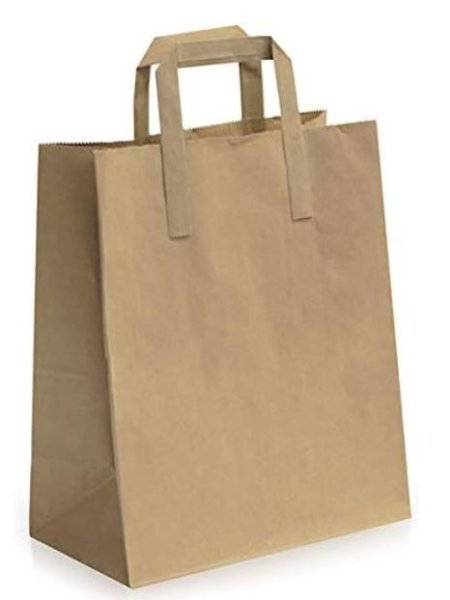 (image for) HP TAKEAWAY BAG+HANDLE BROWN