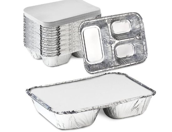 (image for) HP FOIL 3COMPARTMENT CONTAINER