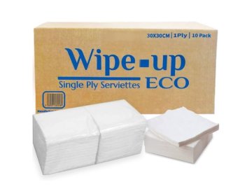 (image for) LLL NAPKIN WHITE 1PLY 500S