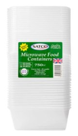 (image for) SATCO PLASTIC CON+LID M/W 25S