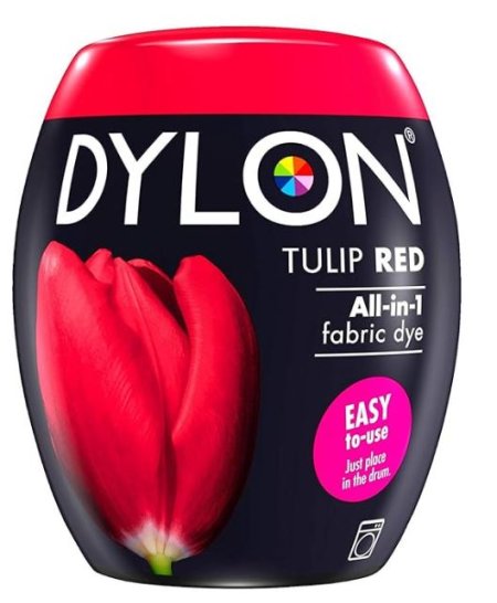 (image for) DYLON MACH FAB DYE-TULIP RED