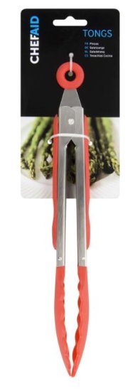 (image for) CHEF AID FOOD TONGS ASSORTED-STD