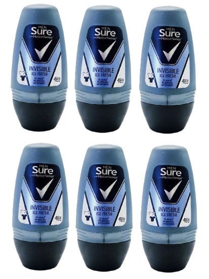 (image for) SURE ROLL ON MEN INVISIBLE ICE