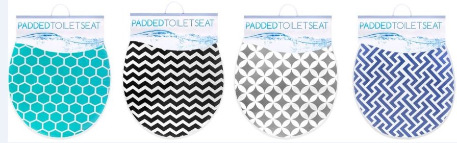 (image for) TOILET SEAT PADDED ASSTD