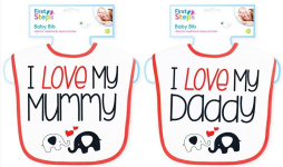 (image for) FIRST STEP BABY BIB ILOVEDADDY